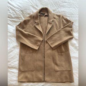Quince knit blazer in camel